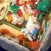 New Theme Doll Machine Coin Operated Play Game Christmas Claw Catch Toy Machines Dolls Children Interactive Toys Christmas Gifts 4