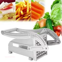 Multifunction Manual French Fry Cutter Stainless Steel Vegetable Slicer Fast Cutting Tool For Home Kitchen Cooking And Food Prep 6