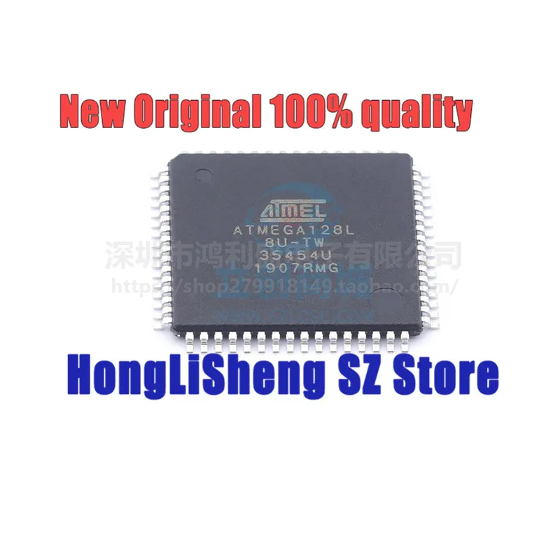 

1pcs/lot ATMEGA128L-8AU ATMEGA128L QFP64 Chipset 100% New&Original In Stock