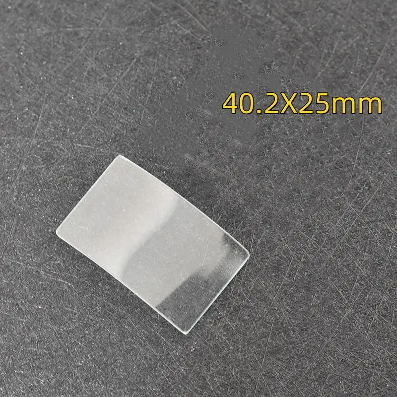 VERRE MONTRE RECTANGLE 13 X 17 mm GENEVE BASE CINTRÉ 4 COTÉS