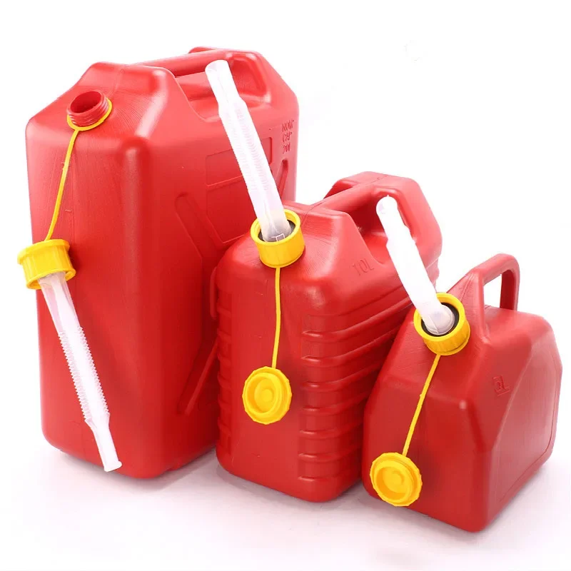 Plastic Spare Gasoline Drum 5L 10L 20L Thickened Explosion-proof High-capacity Litre Car Spare Fuel Tank Petrol can