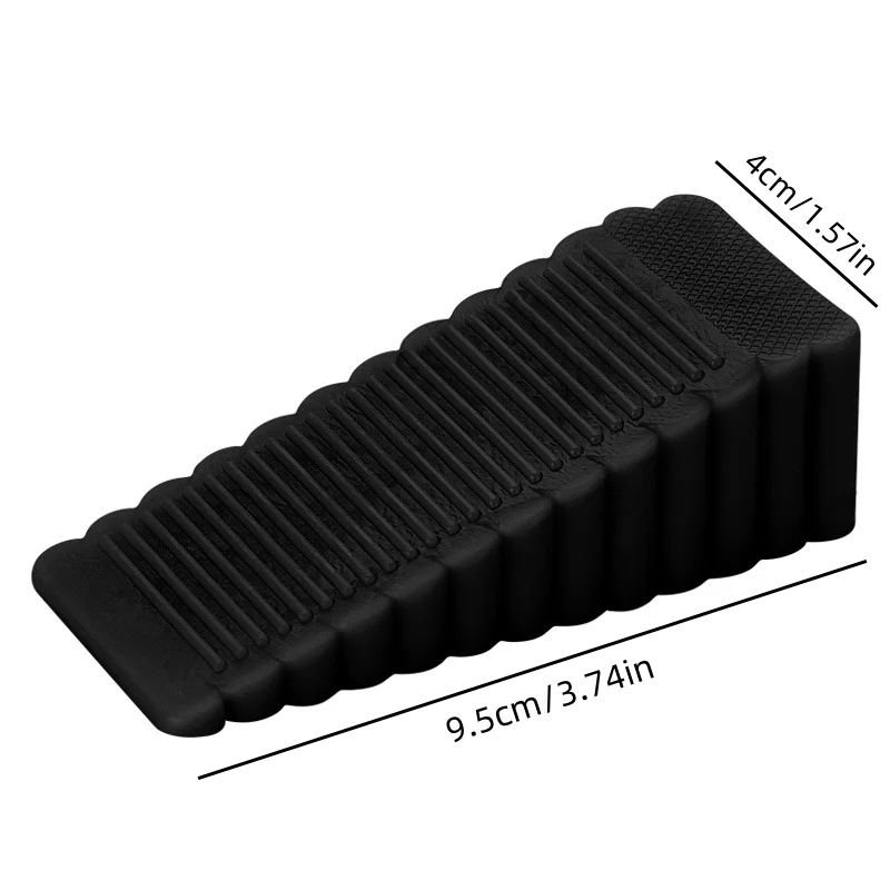 Safety Silicone Door Stop Stoppers Block Wedge Doorstops Home Office Rear Retainer Anti-collision Stop silicone door stopper door stopper