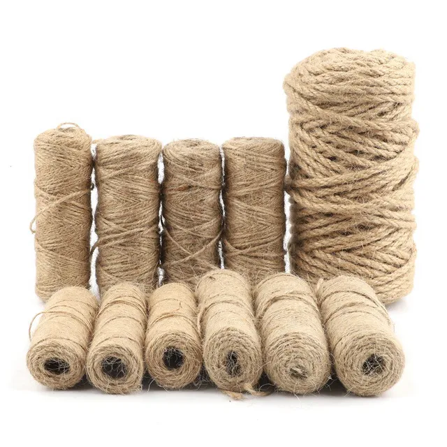 YPP CRAFT 1mm Thin rope, Natural Jute Twine Cord DIY/Decorative Handmade  Accessory Hemp Jute Rope For Papercrafting 400m - AliExpress