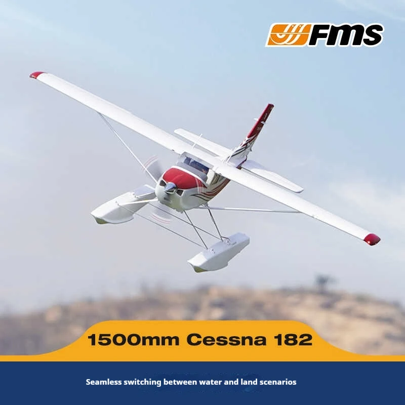 새로운 Fms 제품 Rc 1500mm/59 In Wingspan Cessna 182 전기 원격 제어 공간 모델 고정 날개 초보자 연습 비행기 Gi