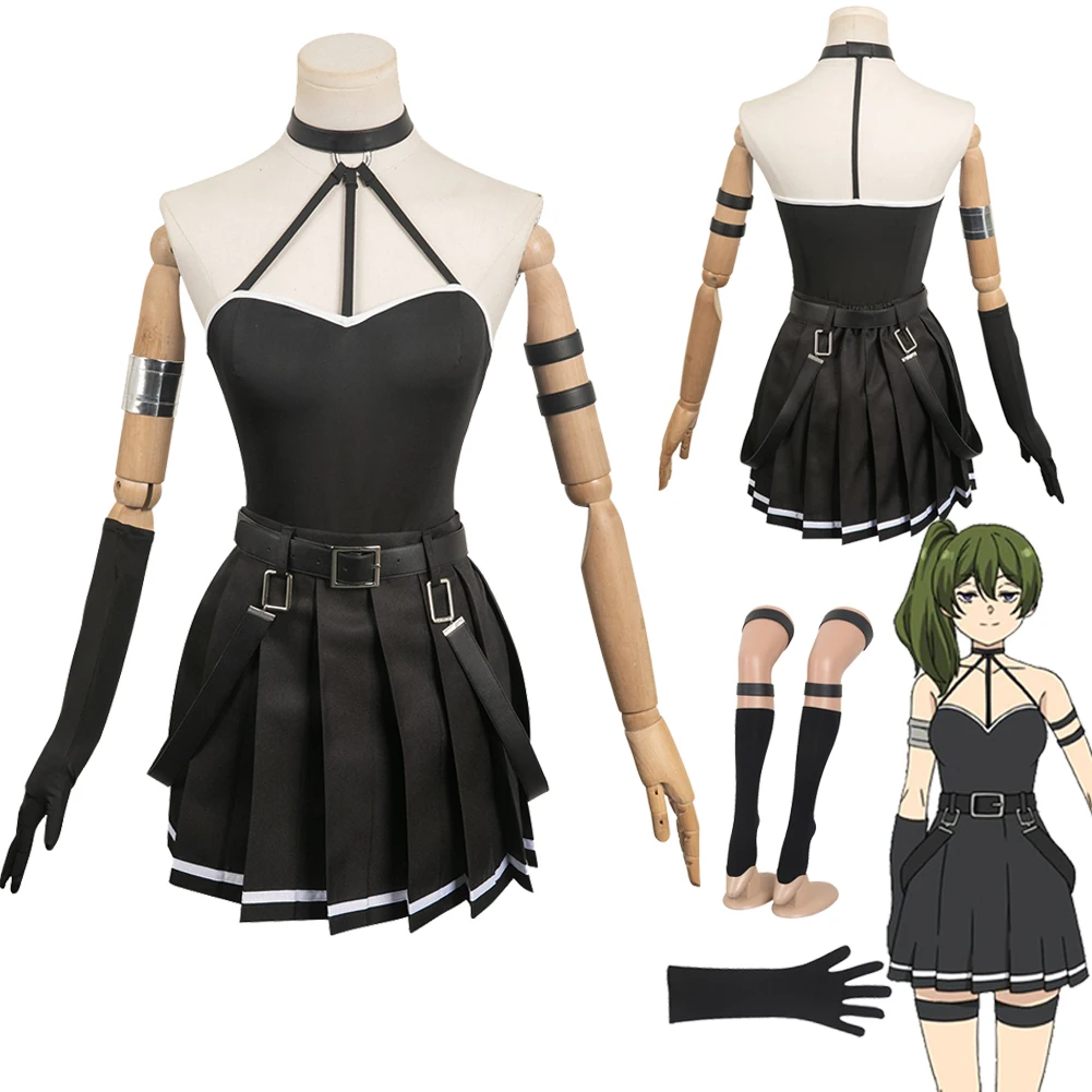 

Косплей-костюм юбеля из аниме Sousou No Frieren, юбка, перчатки, топ, пояс, женский, взрослый, для Хэллоуина, карнавала, маскировка, костюм для ролевых игр