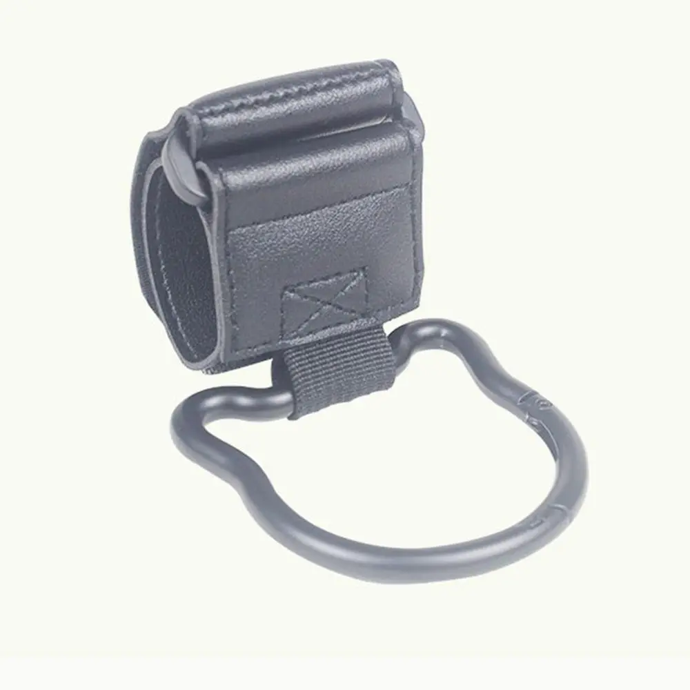 Cute Cartoon Bear Baby Stroller Hooks PU Solid Color Hanging Hook Cartoon Cart Organizer Stroller Accessories Baby