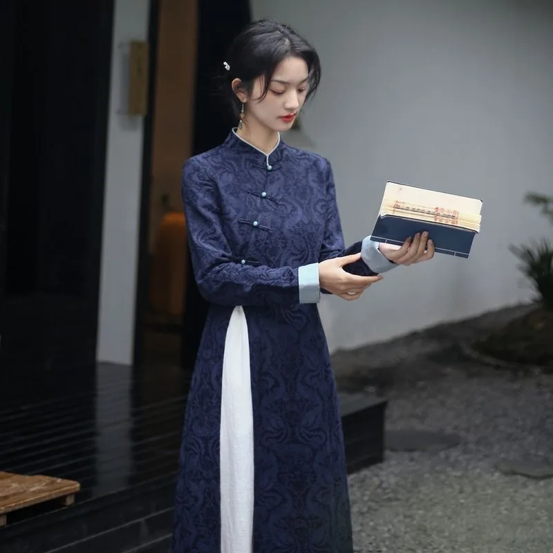 New Chinese Style Pipa Sleeve Top and Fluffy Dress - Bogu Sheep 博古咩咩