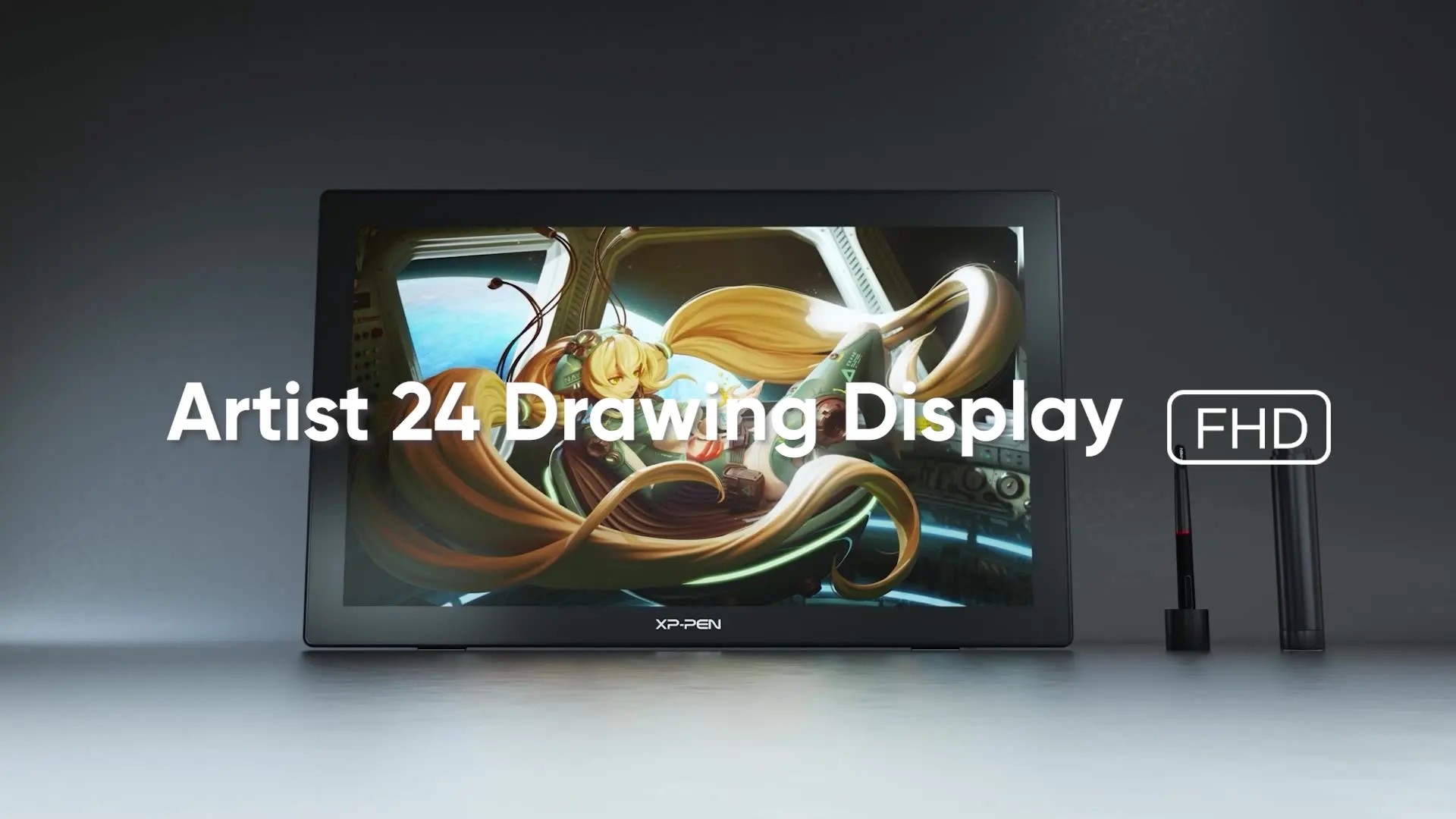 XPPen Artist 24 FHD Drawing Display 23.8 Inch Graphic Tablet