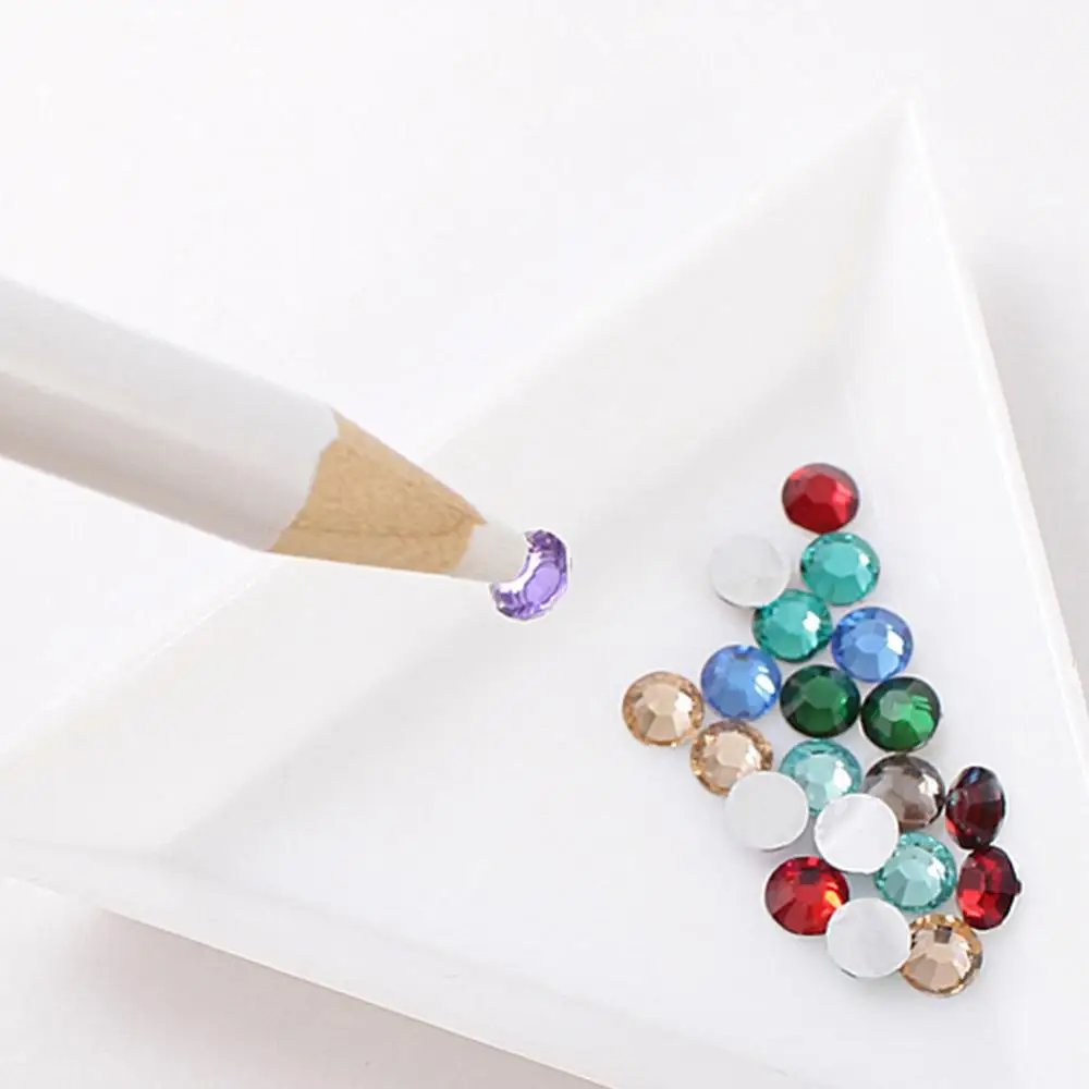 Nail Art Tools DIY Nail Art Rhinestones Jewelry Gems Picking Crystal Dotting Tool Wax Pencil Wood Pen Picker Decoration