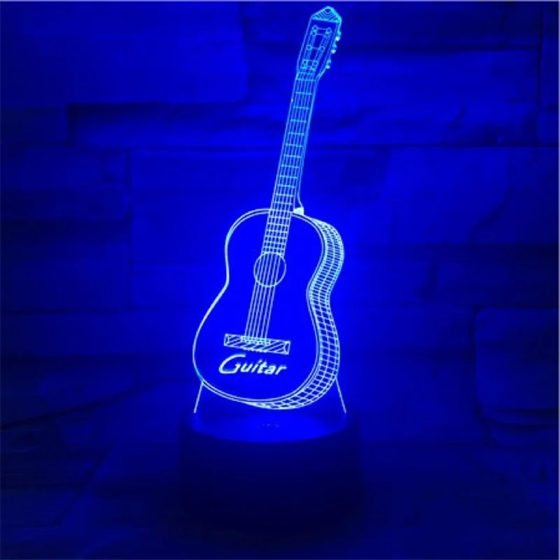 Presente para o Aniversário Luz da Noite Lâmpada Criativa Guita Mudando Ilusão Decoração Casa Quarto Iluminação 3d Cor 10 Home & Garden