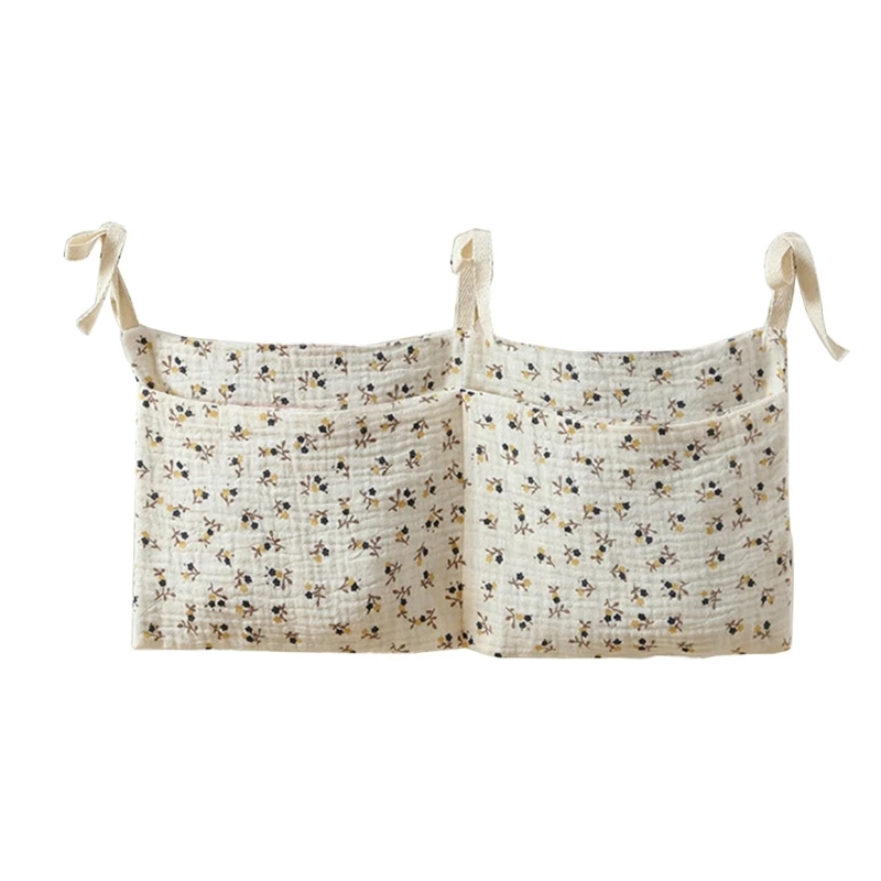 Portable Organizer Bag for Bedside Crib Nappy-Storage Bag Baby Cot Bedding Hanging Bag Newborn Hospital Bed Accessories