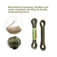 1 Roll  20m/787in  Portable utdoor Travel  PVC wrapped steel wire rope,Clothes Drying Rope,For Camping And Hiking, Handmade DIY 2
