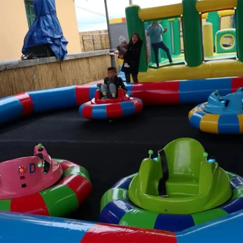 Amusement Park Games Rides Indoor Playground Inflatable Electric Battery Bumper Car
