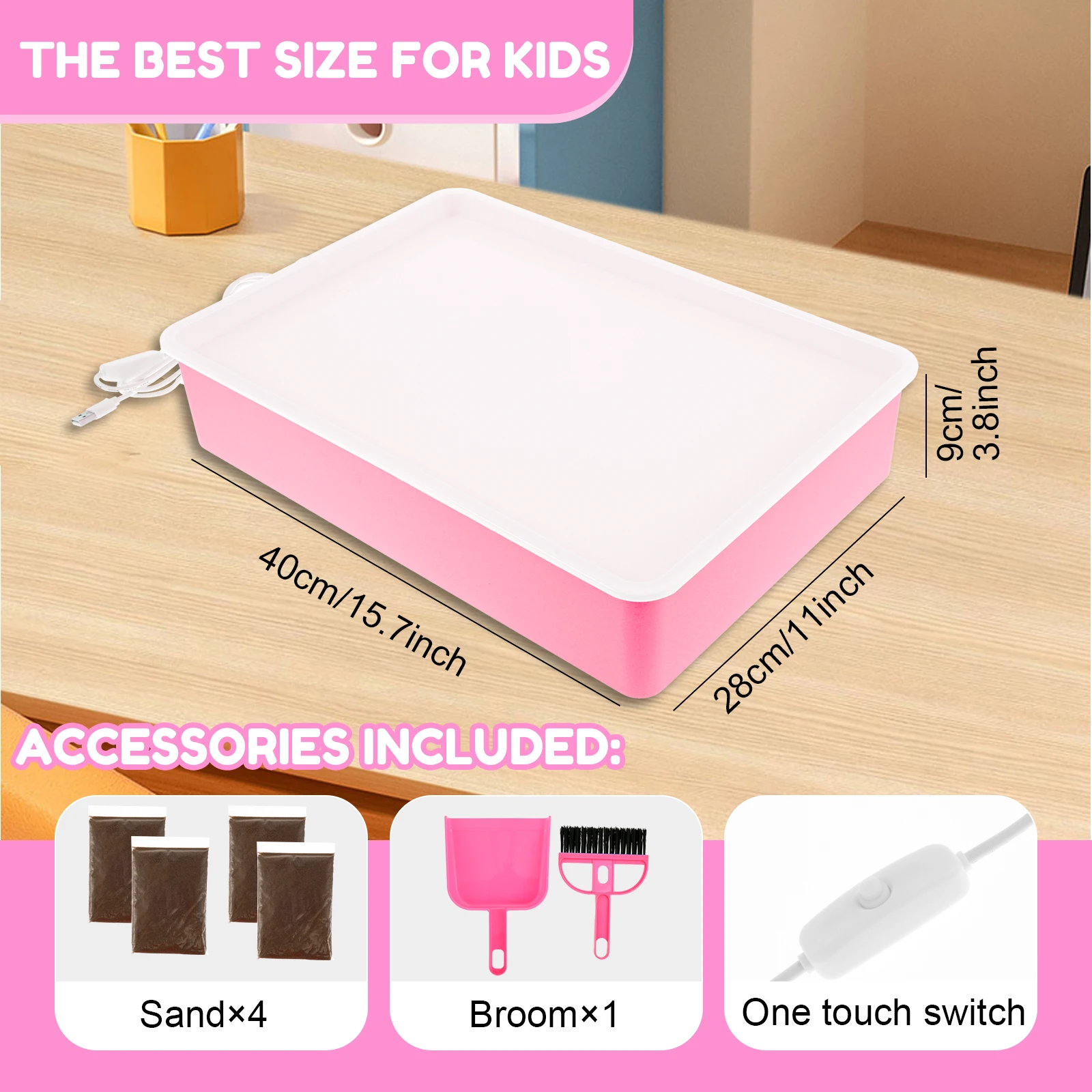 Sand Painting Light Box DIY Sand Painting Light Table Soft Art Box Fun Table Art sand painting light box