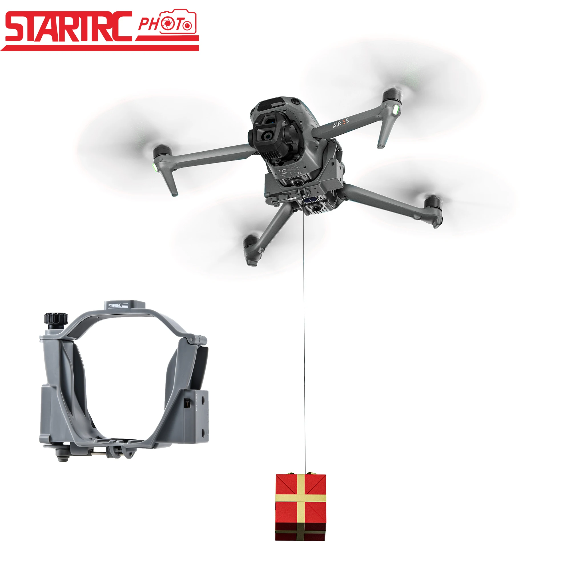 Sistema di lancio STARTRC per DJI AIR 3, dispositivo di rilascio per trasporto/consegna/trasporto di carichi utile, accessori per DJI AIR 3 - Image 2