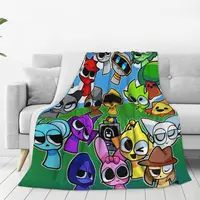 Sprunki Blanket Super Soft Cozy Throw Blankets for Couch 50x60 Inch Multiple Sizes Bedspread 2