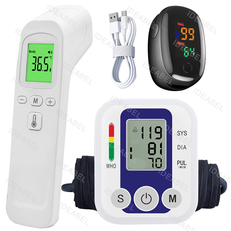 Automatic Tonometer Arm Blood Pressure Monitor Pressure Sensor Monitor BP Equipment Digital Tensiometer LED Display Arm Cuff blood pressure monitor