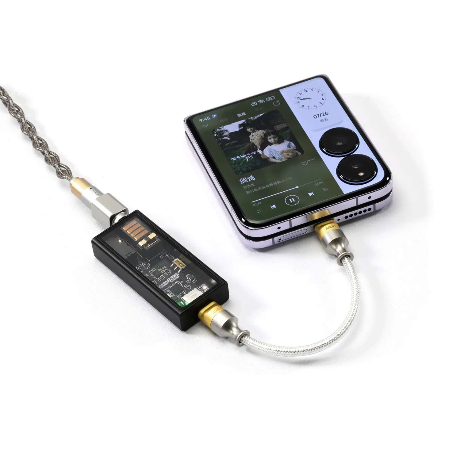 M2 USB-C 2.0 to USB-C OTG Decoding Data Cable 9/50/100cm Reversed Usage for Emergency Charging DD ddHiFi TC05 dac cables