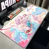 Laptop Mouse Pad Honkai Star Rail March 7th Anime Girl Pink Mousepad Keyboard Gamer Accessories Large Mouse Mat Office Desk Mat 5