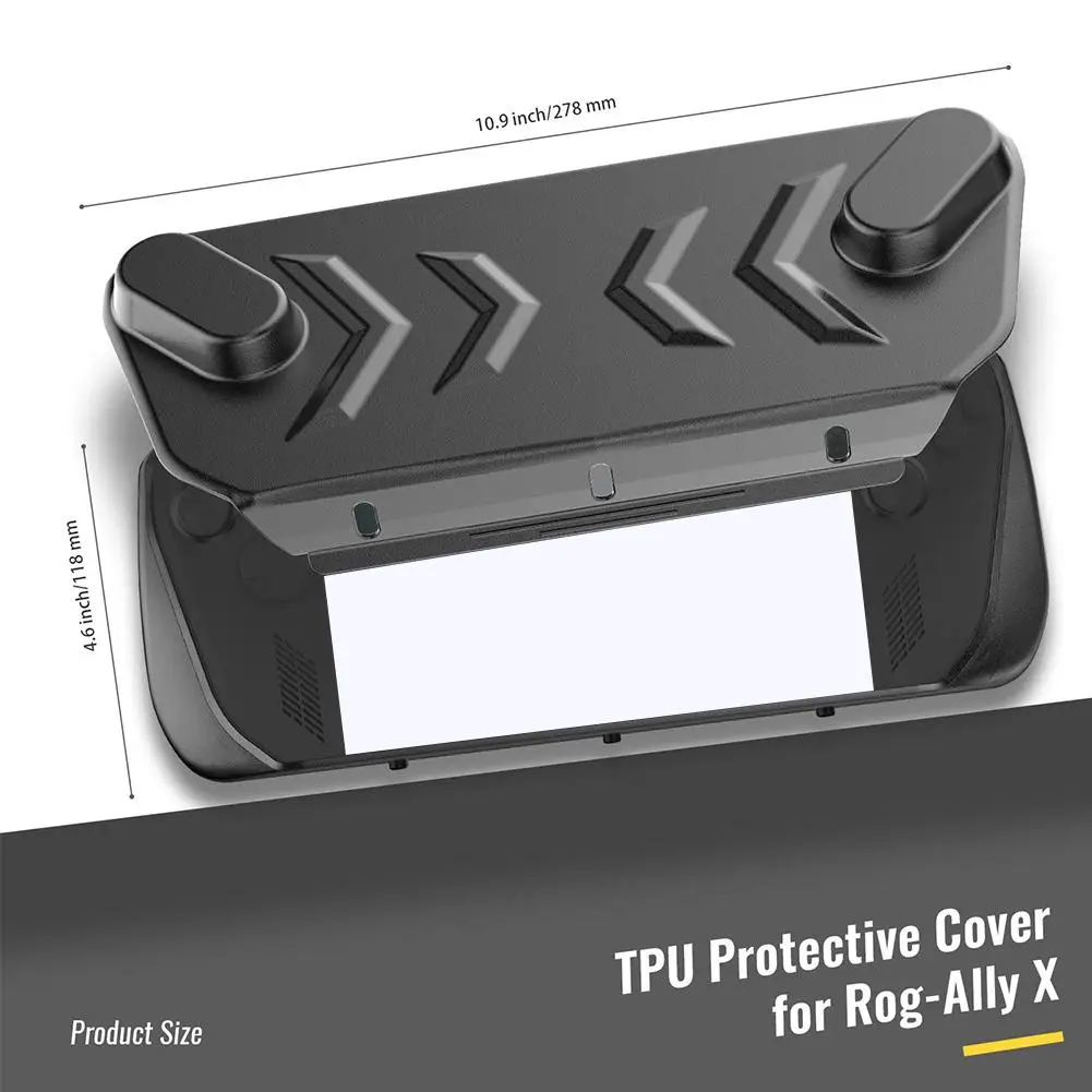 Shockproof Handheld TPU Protective Case with Bracket and Keycap