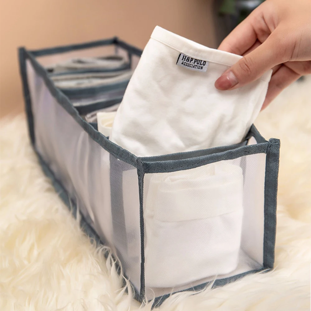 Clothes Organizer Drawer Divider Underwear Bra Socks Panty Storage Boxes