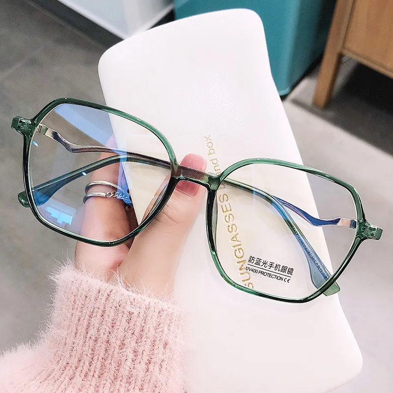 Farsightedness Glasses For Vision 2 2.25 3 Plus Fashion Anti Blue Light Square Eyewear Clear Lens Optical Reading Glasses Women 3