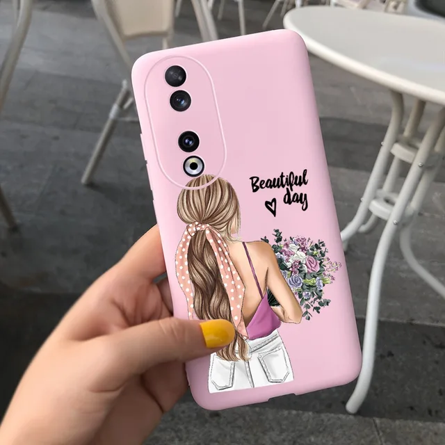 Phone Case For Honor 90 REA-NX9 Funda Honor 90 Pro REP-AN00 5G 2023 Fashion  Candy Color Soft Silicone Cover For Honor90 90Pro - AliExpress