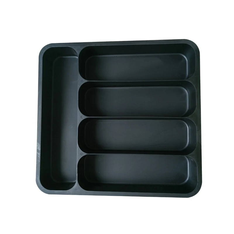 Plastic Cutlery Storage Tray Ecofriendly PP Tray Kitchen Drawer Spoon Knife Fork Separation Tableware Box