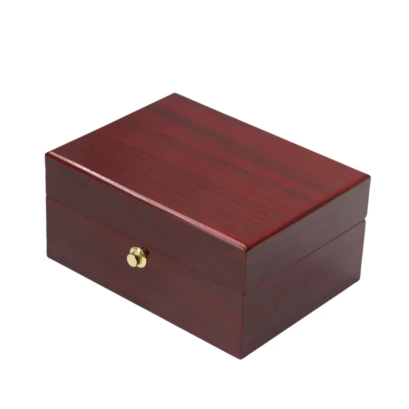 Premium Wooden Flip Cover Watch Box Piano Baking Paint Paaging Box Large Capaci ex Gift Box for Wristwatches