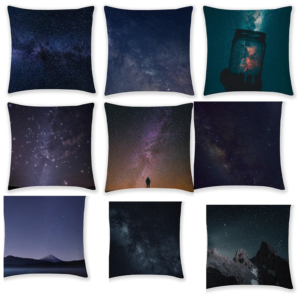 

Cushion cover landscape abstract decorative pillowcase 45*45 inch