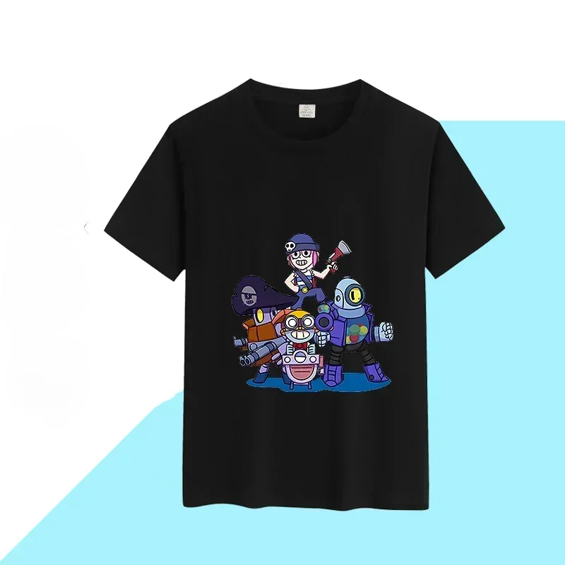 thumbnail image 1 of Juego de cosplay de verano Anime algodón niños adolescentes camiseta Leon Spike disfraz manga corta niño niños ropa regalos camiseta divertida, 1 of 5