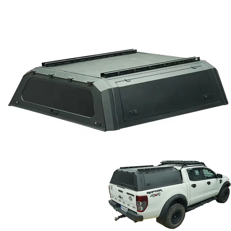 

Wholesale Hardtop Black Canopy 4X4 Pickupk Pick Up Truck Canopy For Ford Ranger 2012-2022