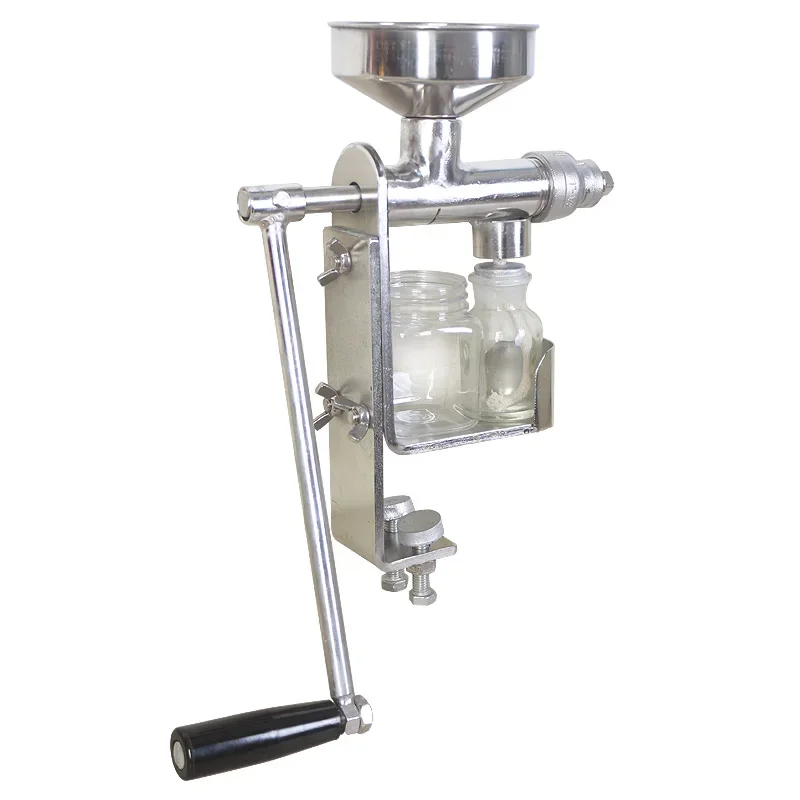 Stainless Steel Manual Oil Presser Machine Household Rapeseed Oil Pressing Machine Vegetable Sesame Oil Extracting Machine 2
