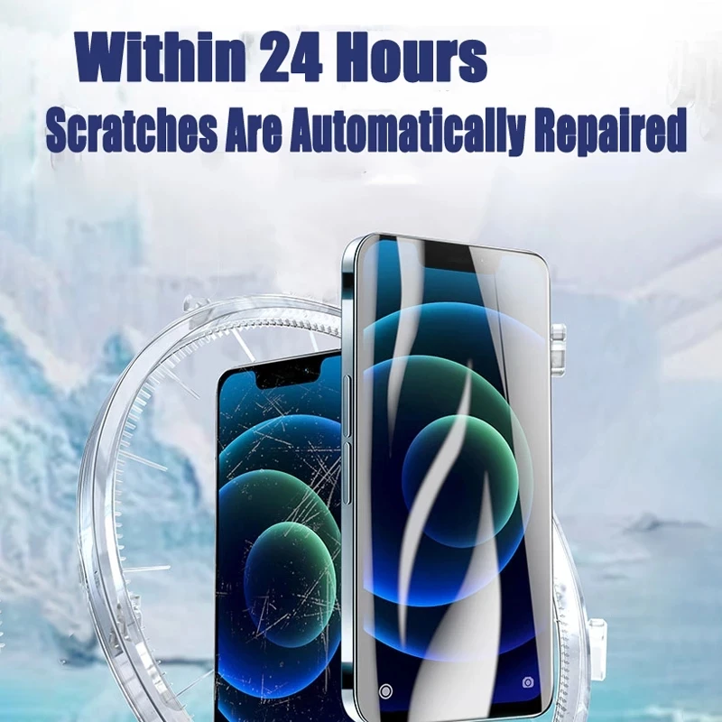 5Pcs Hydrogel Film For iPhone 15 14 Pro Max 8 7 Plus Full Cover Screen Protector For iPhone 13 12 Mini 11 PRO X XS MAX Not Glass
