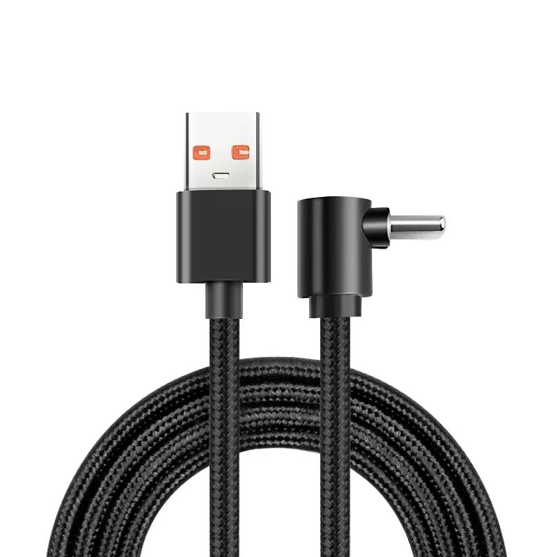 60W USB-A-zu-USB-C-Ladekabel mit schneller Ladefunktion 90 °   Elbow-Design Hochgeschwindigkeits-Datensynchronisations- und Langlebiger Ladekabel für Samsung Xiaomi Redmi