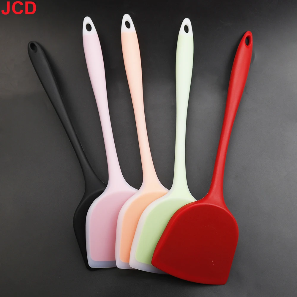 Food Grade Silicone Jade Roasted Pancakes Fried Eggs non Stick Pan High Temperature Resistant Frying Spatula 1pcs