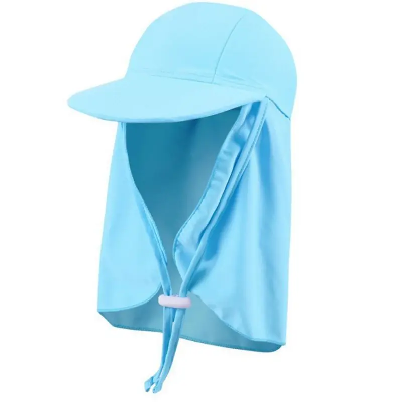 Multicolor Children's Outdoor Beach UV Sunshade Hat Anti-UV Sunscreen Hat Outdoor Large Brimmed Bicycling Hats Summer