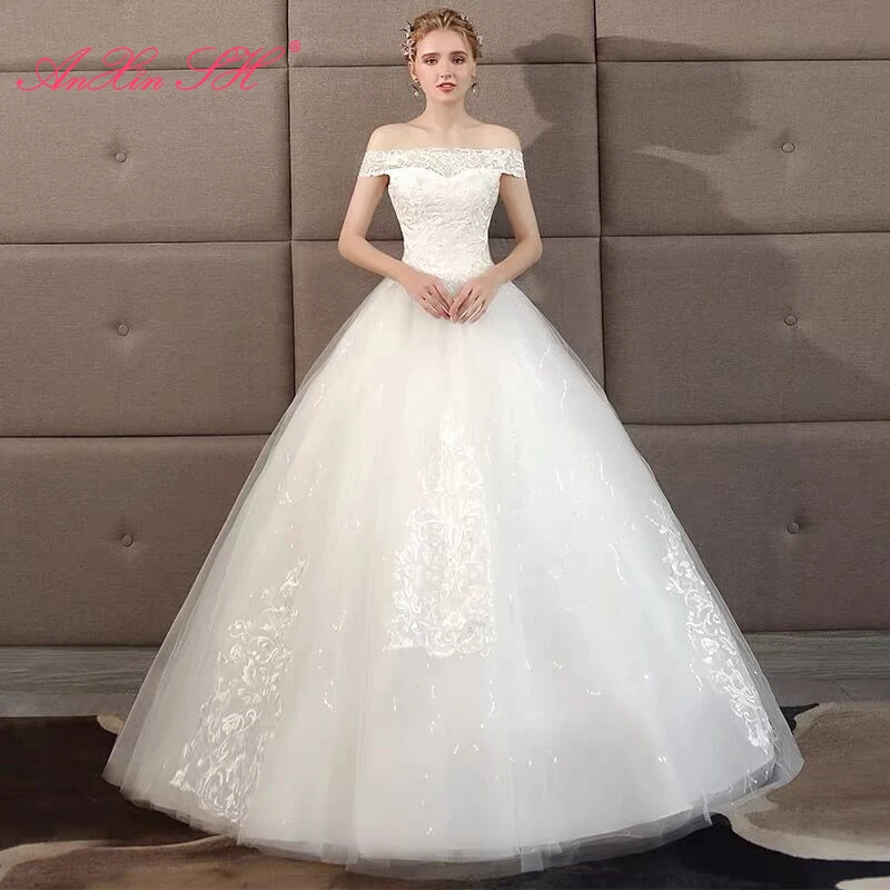 anxin-sh-princess-boat-neck-white-flower-lace-wedding-dress-vintage-sleeveless-ball-gown-bride-lace-up-simple-wedding-dress