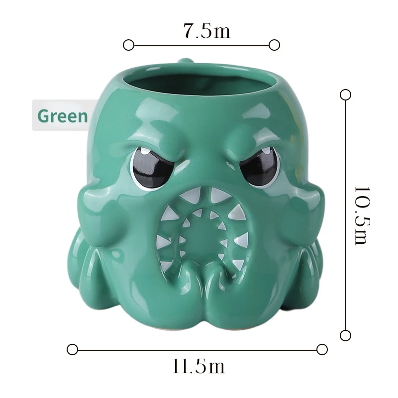 Cute Octopus Coffee Ceramic Mug Ocean Theme Creative Coffee Milk Tea Water Cup Office Home Water Cup Children Women Gift