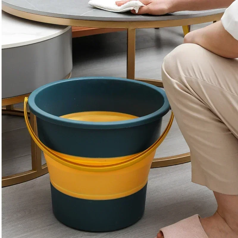 Portable Folding Buckets Multi-purpose Wash Basin 4.6/10L folding bucket,folding washbasin