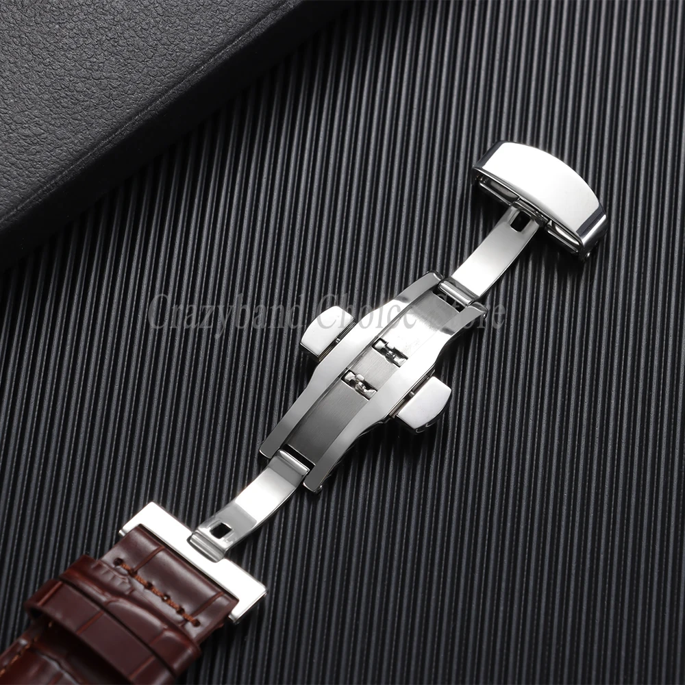 Vintage Leather Watch Band, Business Style,