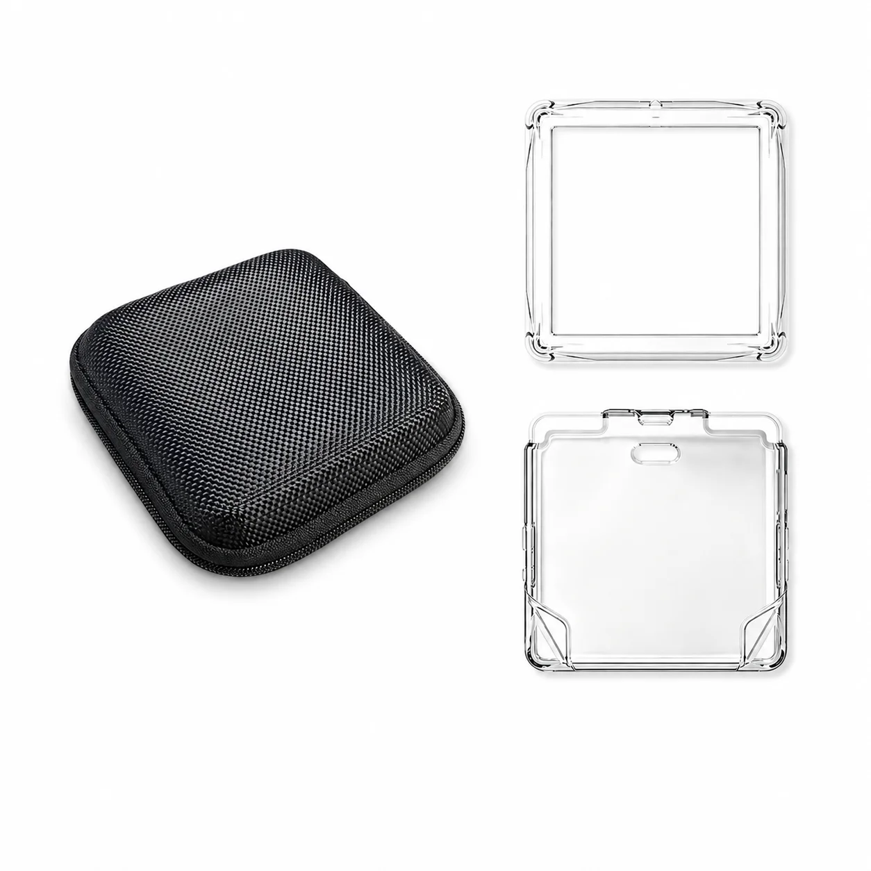 Universal Protective Kit: Soft TPU Case and Portable Handheld Storage Bag Combo
