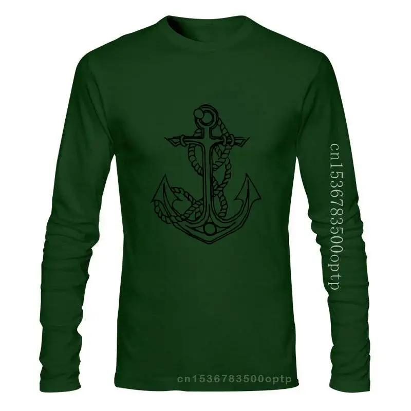 Tanio Mens Clothing Anchor T Shirt Nautical Sailing Sailor Top