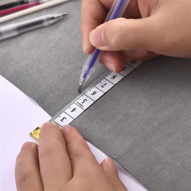 10Pcs/Set Heat Erasable Magic Marker Pen Temperature Disappearing Fabric Fabric Pens Line Marking DIY Craft Sewing Accessories 2