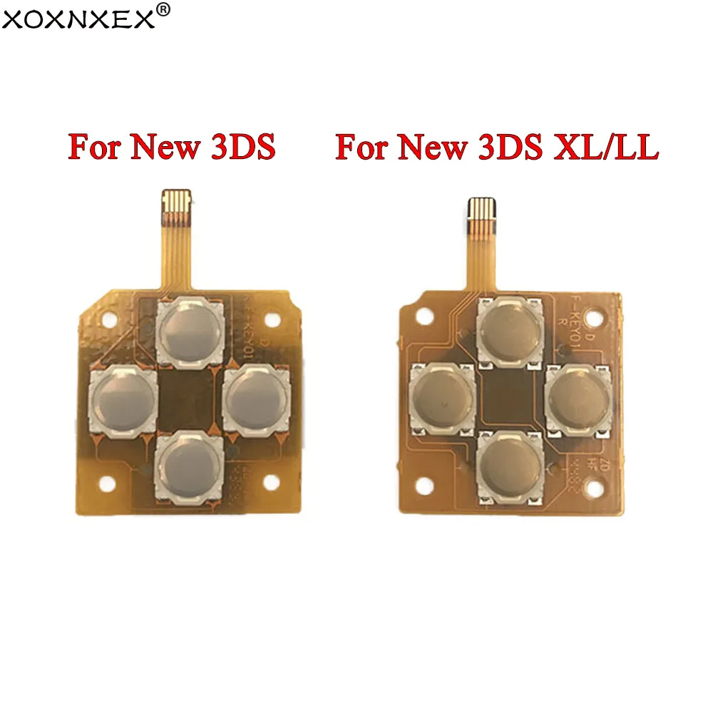 1 Pz Per Il Nuovo 3Ds O Nuovo 3Ds Xl Ll Direction Cross Button Tasto Sinistro Tastiera Flex Cable Cross Key Press Tastiera Scheda Madre