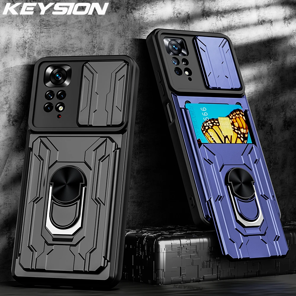 

KEYSION Shockproof Case for Redmi Note 11 Pro 5G 11S 11T 10S Camera Protection Phone Cover for Xiaomi POCO X4 Pro M4 GT X3 NFC