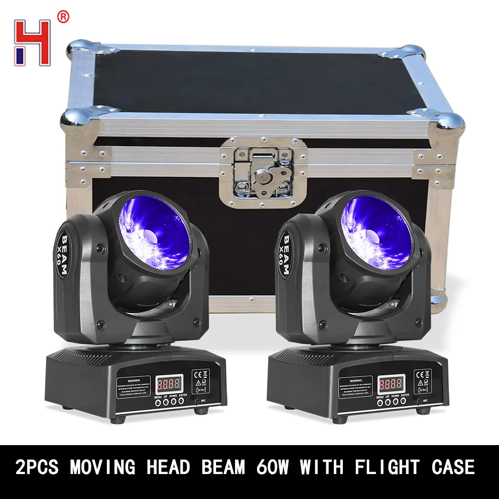

Moving Head Beam Lights Lyre RGBW Projector High Brightness LED 60W Spot DMX Light For Party Club DJ Dance Christmas
