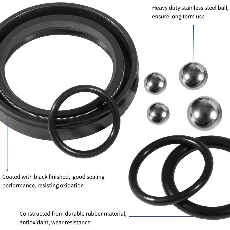 NONY 3 Ton Repair Replacement Parts Sears Craftsman Floor Jack Seal Replacement Kit for Model NO. 328.12291 (26Pcs/Set)