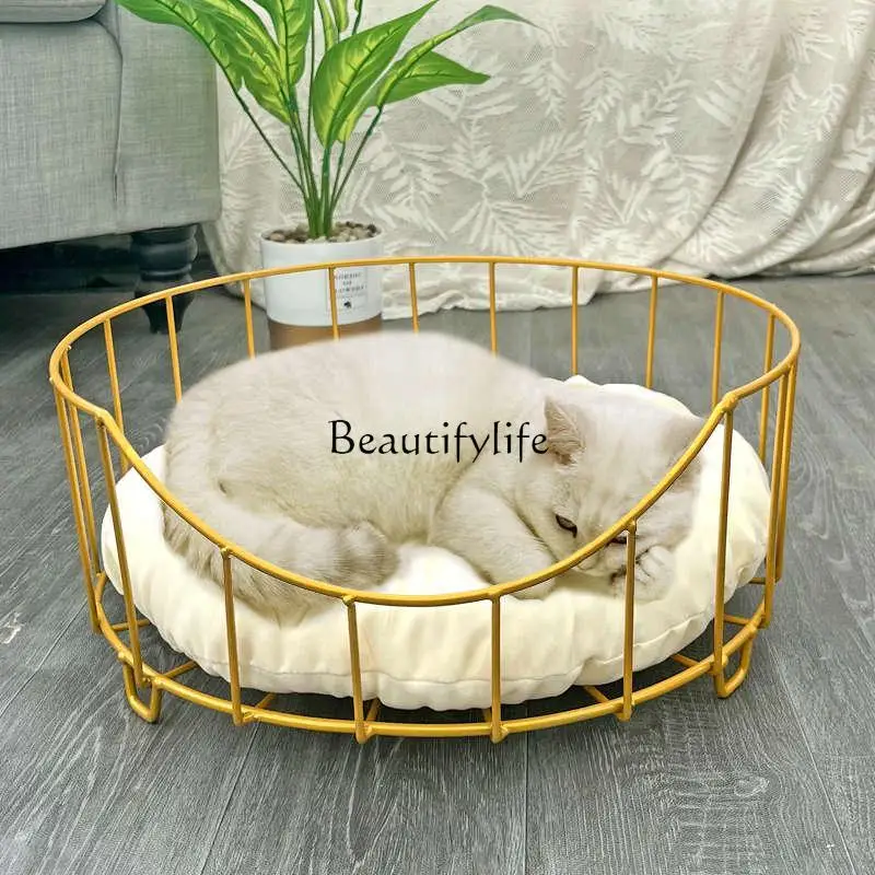 

Cat Nest Four Seasons Universal Summer Wrought Iron Pet Cat Nest