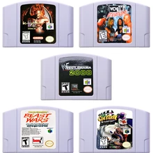 

Video Game Cartridge 64 Bits Game Console Card Fighting Games Series Killer Instinct Gold Beast Wars Clay Fighter USA Version